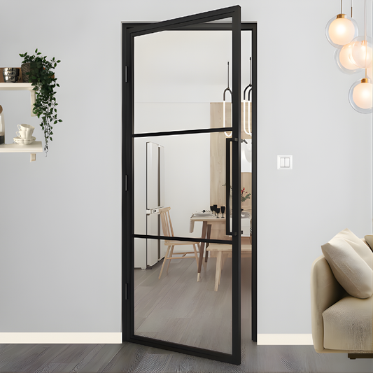 STALEN SCHARNIERDEUR CLEAR | 3-VAKS